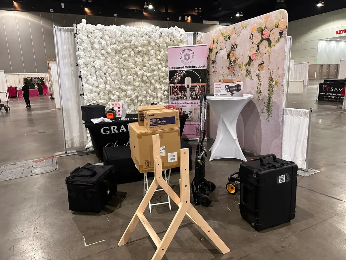 Behind the Scenes: Preparing for the Bridal Expo — Captured Celebrations Los Angeles photo booth blog