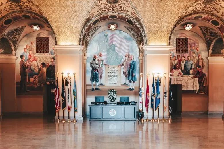 Patriotic Hall Wedding Photo Booth: Downtown LA Venue — Captured Celebrations Los Angeles photo booth blog