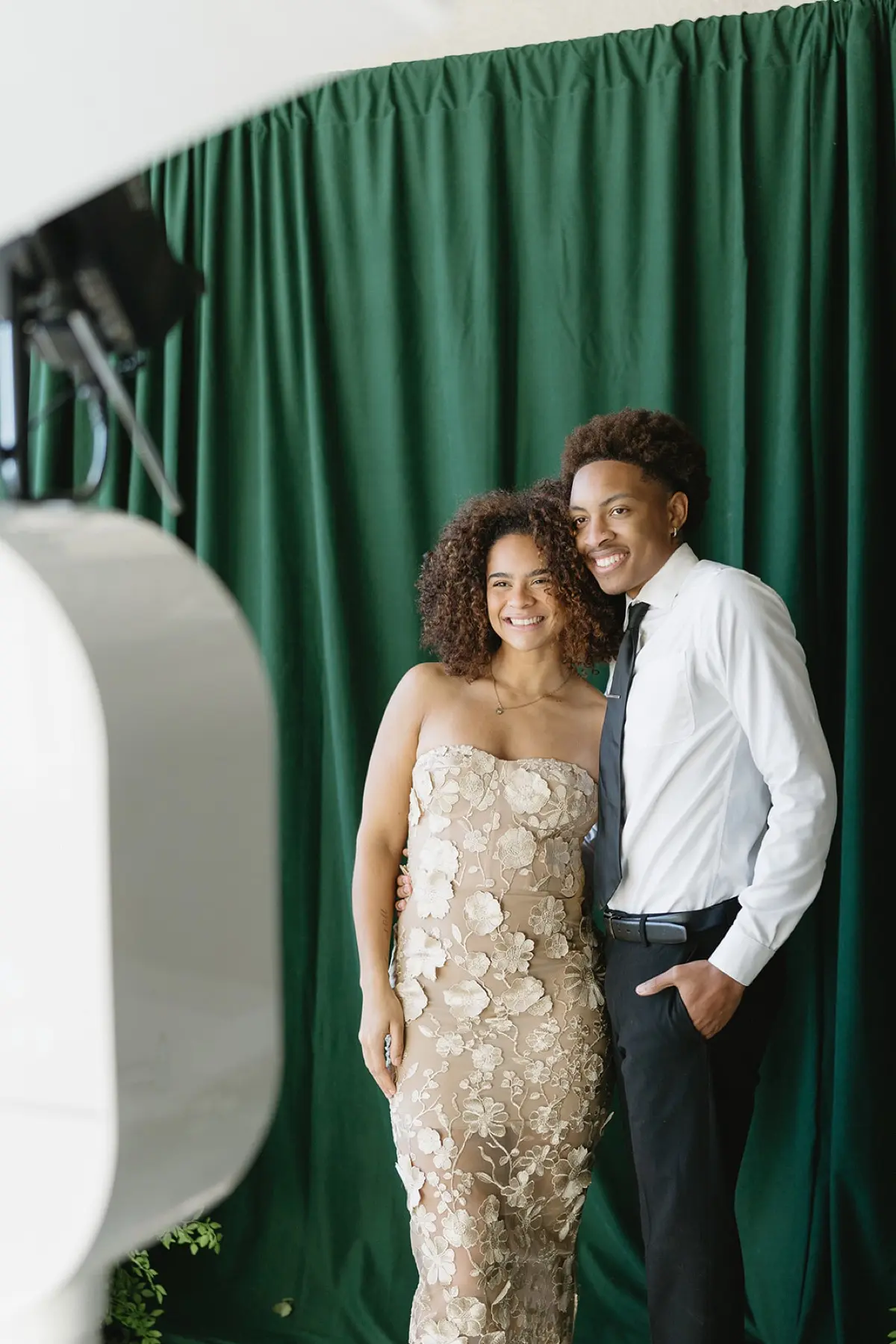 Studio quality photo booth professional lighting setup Los Angeles event