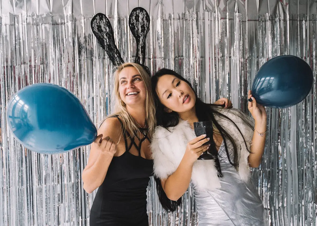 Divorce Party photo booth setup in Los Angeles — Captured Celebrations