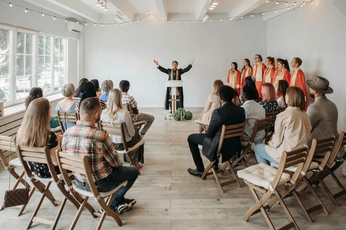 Drop-off photo booth church event rental Los Angeles