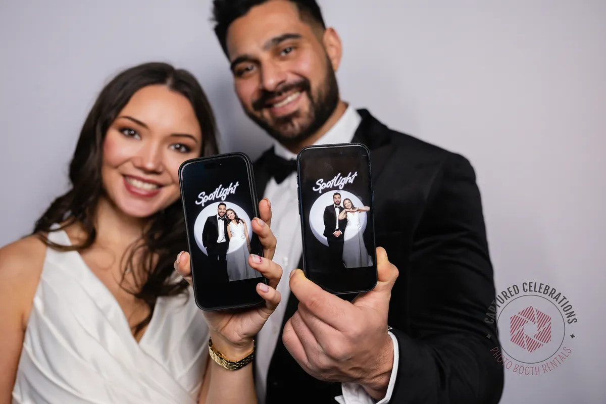 Experience the Digital Spotlight Booth for Weddings & Events — Captured Celebrations Los Angeles photo booth blog