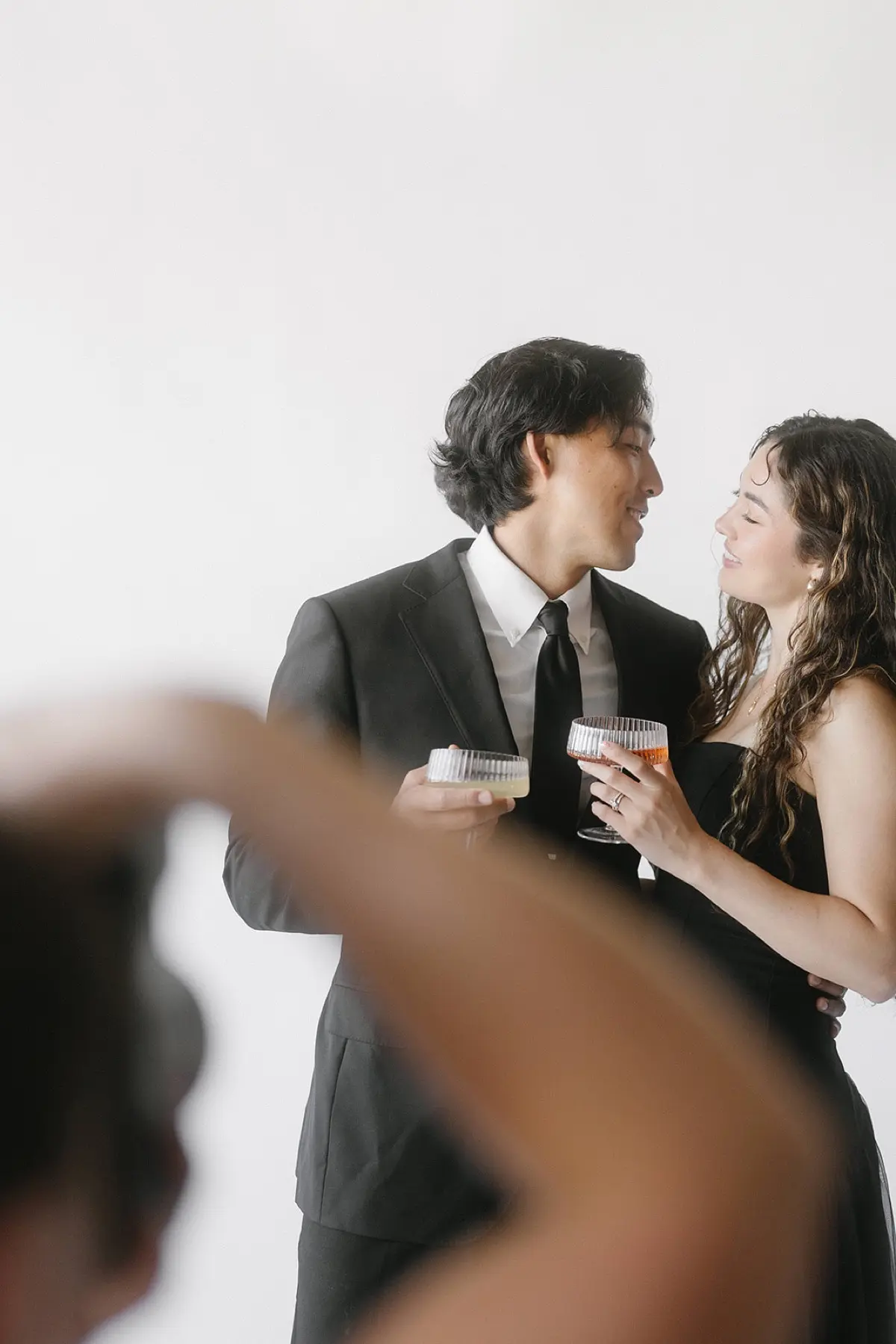 Roaming photo booth attendant capturing candid moments Los Angeles