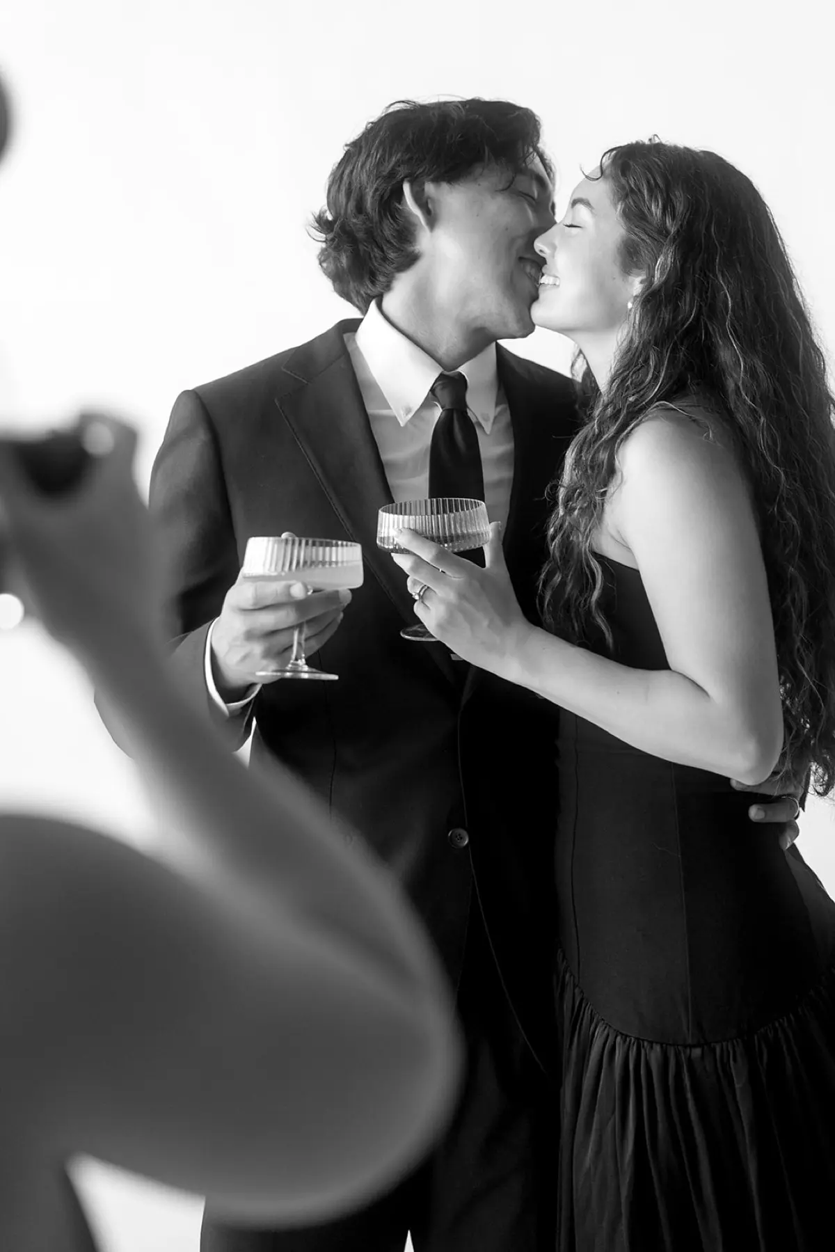 Roaming photo booth cocktail hour coverage Los Angeles