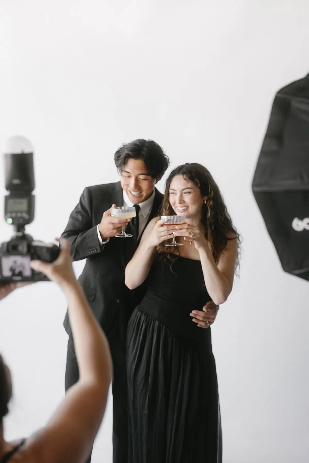 Roaming photo booth group shots Los Angeles celebration