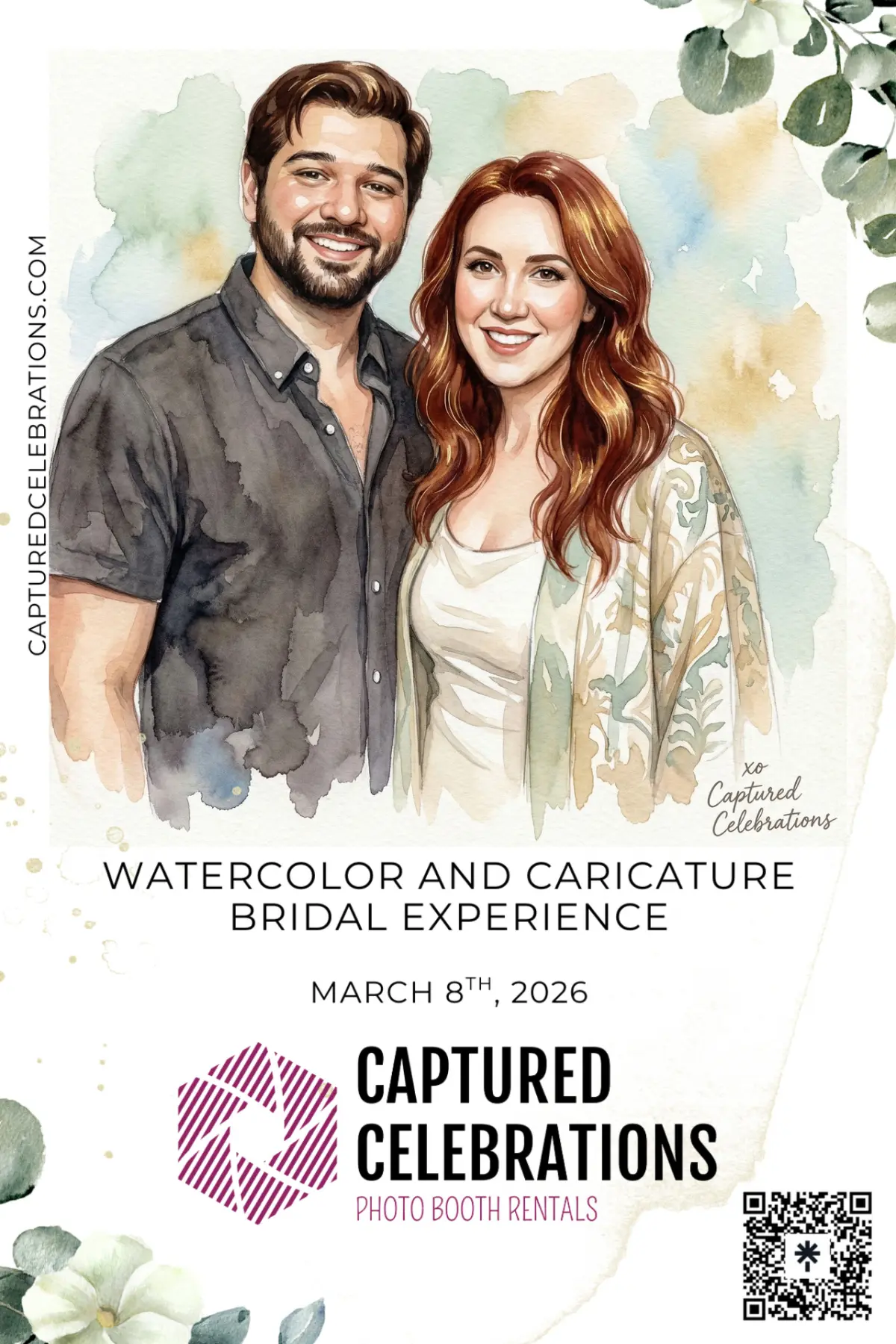 Watercolor portraits from a Los Angeles expo