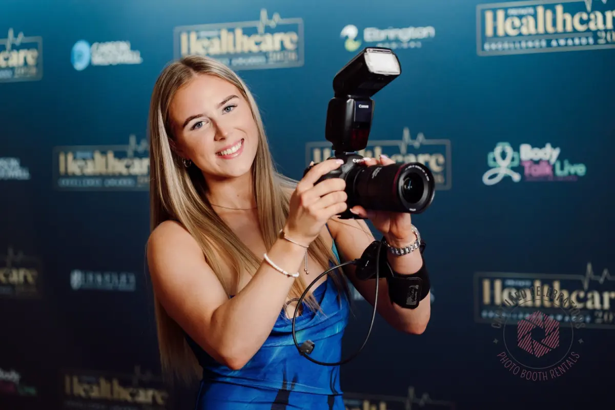 Captured Celebrations roaming photographer working a Los Angeles awards event