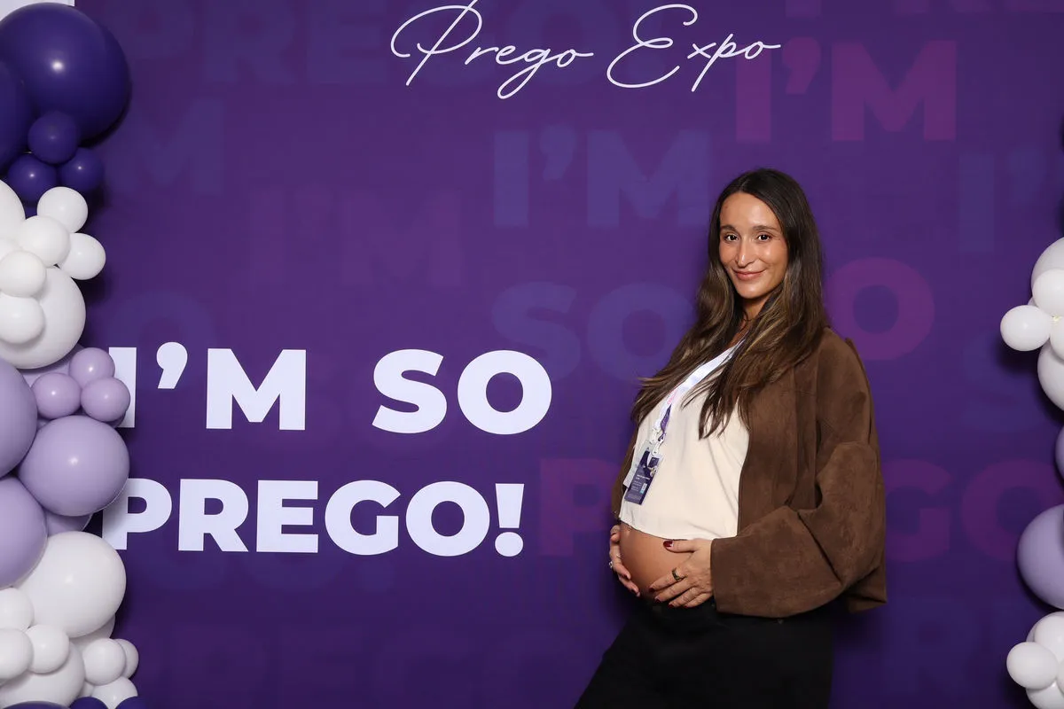 Families enjoying the photo booth experience at Prego Expo Los Angeles 2025