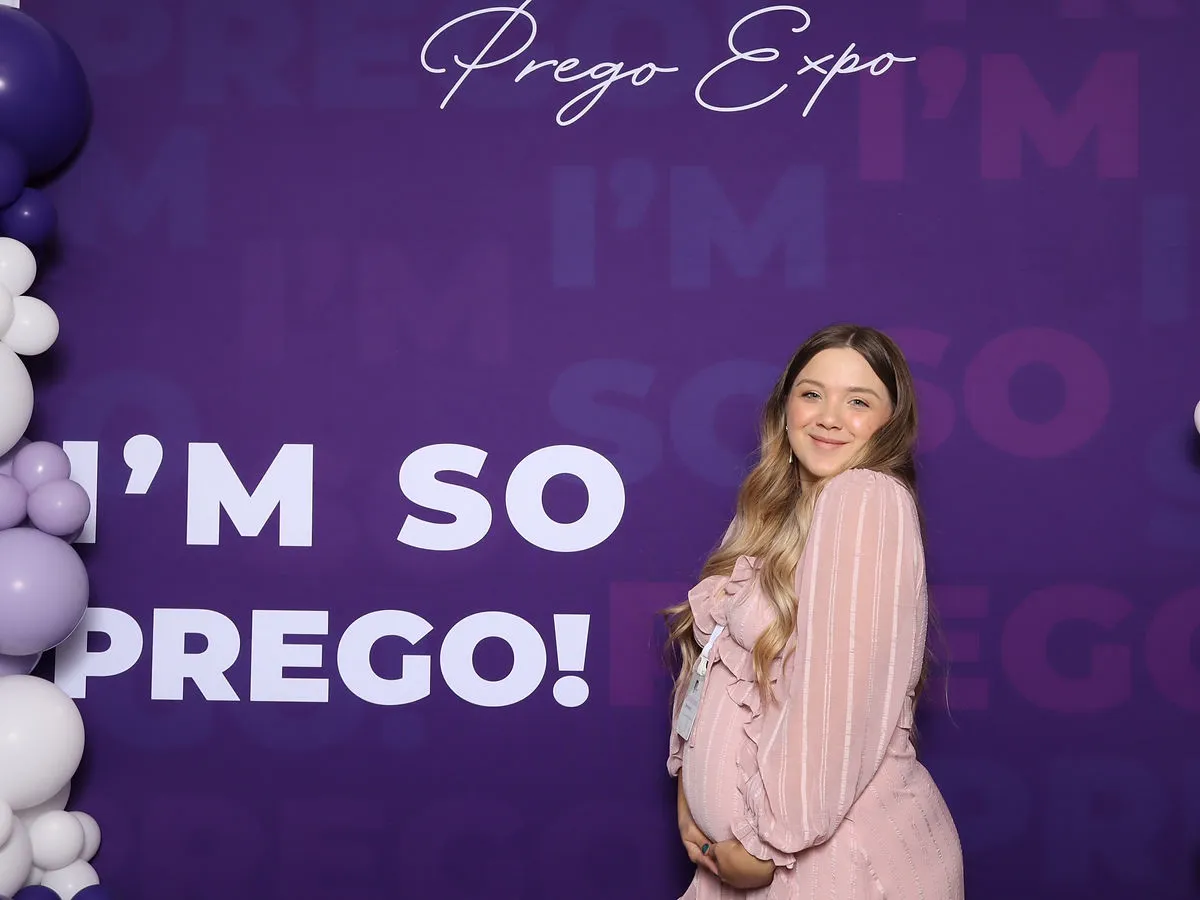 Photo booth line at Prego Expo Los Angeles 2025 trade show activation