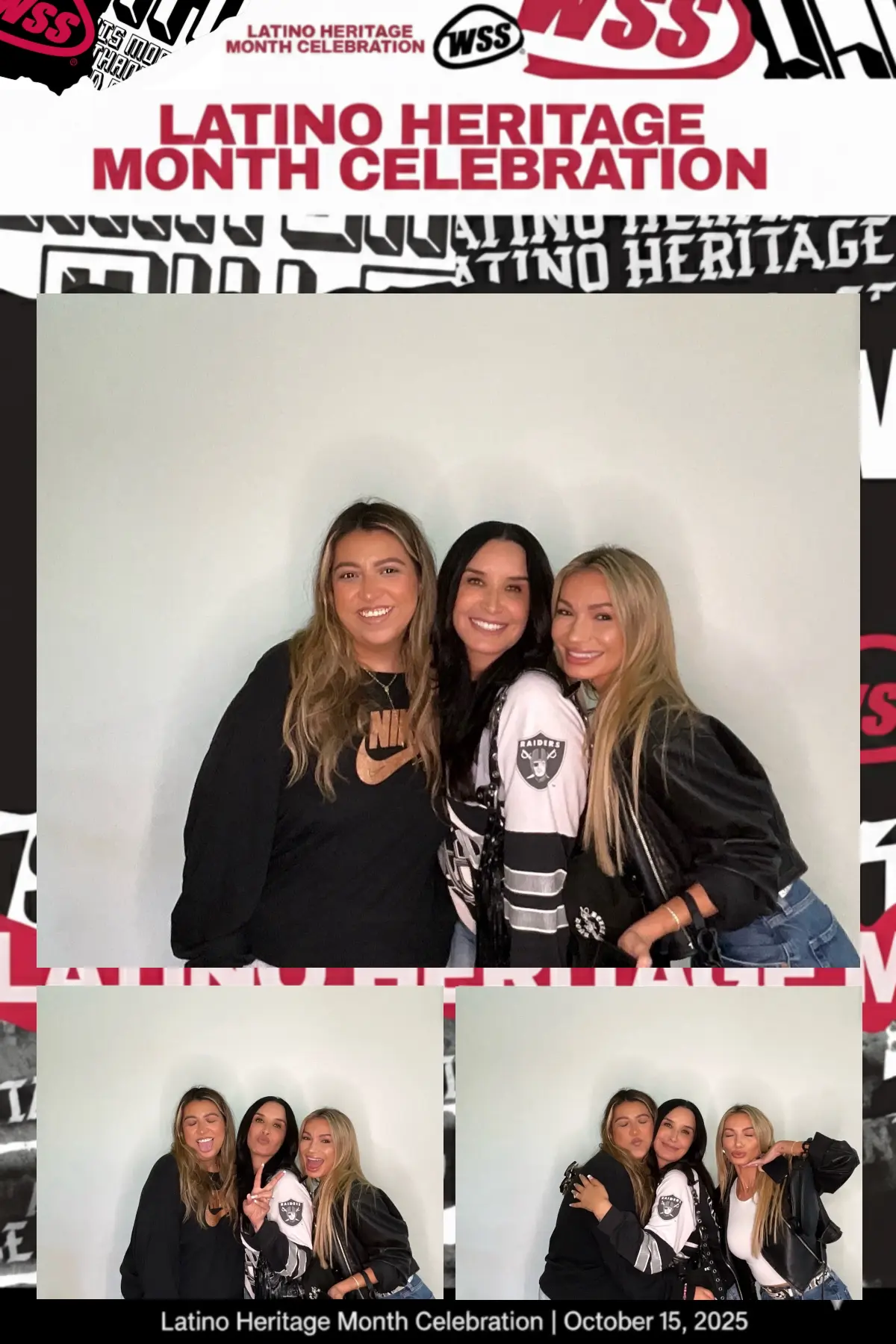 WSS Latino Heritage Month 2025 photo booth activation Los Angeles