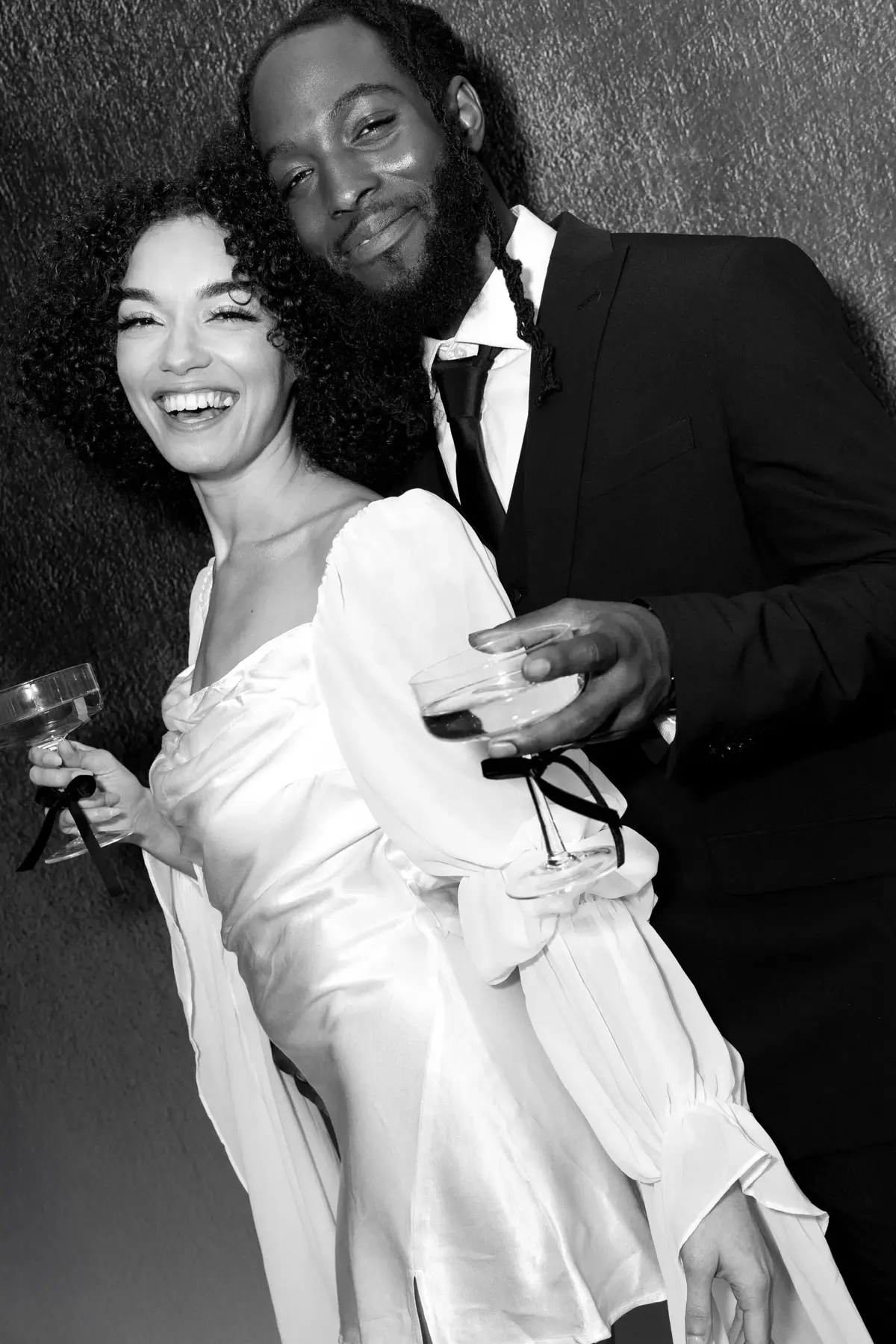 Glam photo booth professional studio lighting setup at Los Angeles wedding