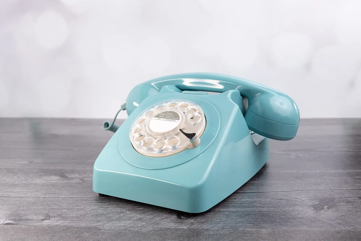 Blue audio guestbook