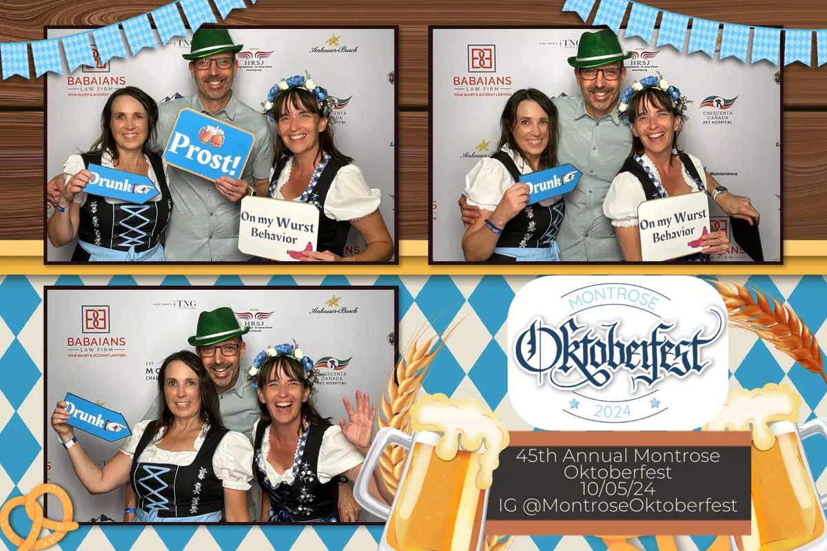 Oktoberfest event using the Photo Booth