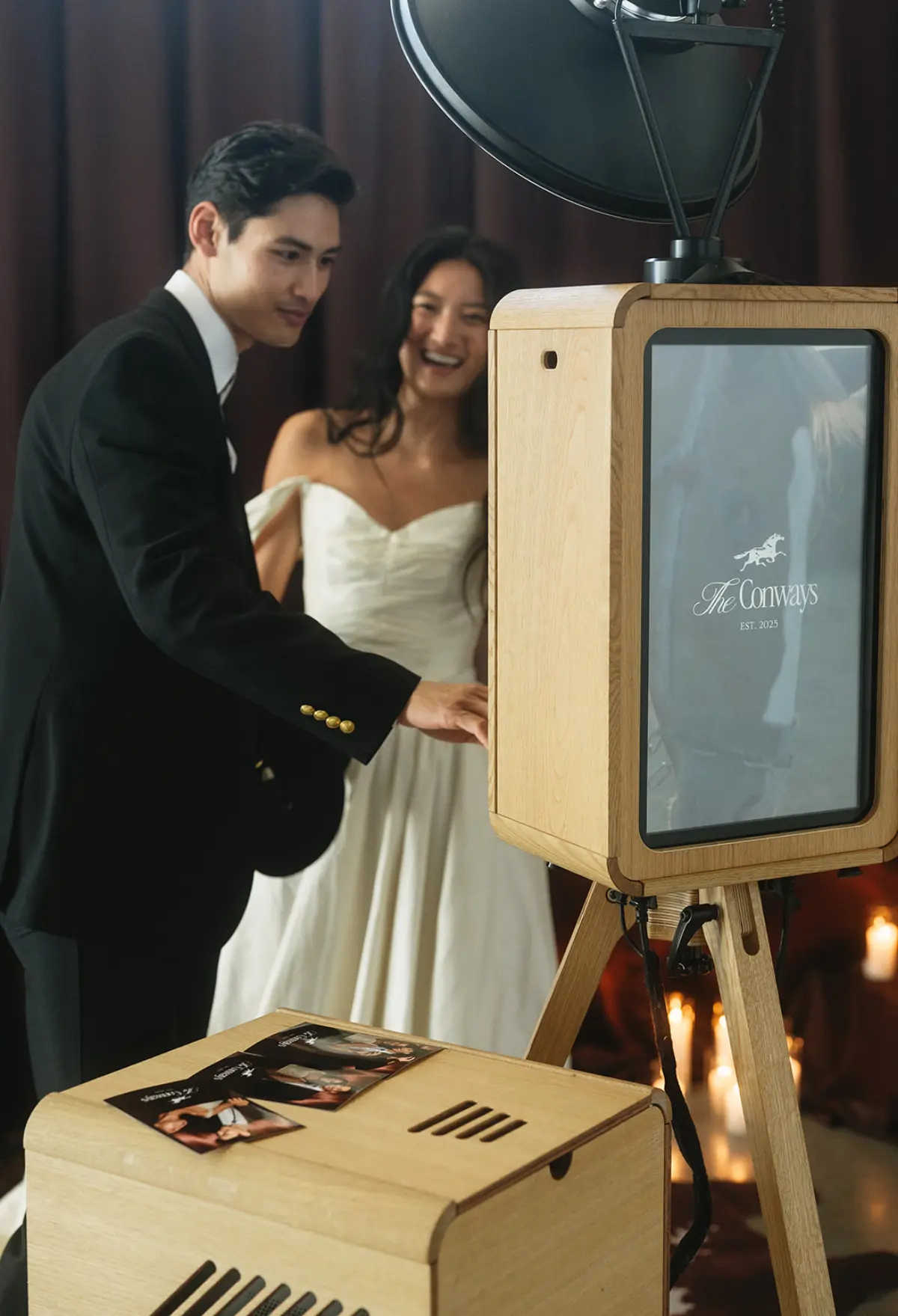 The Oak Photo Booth: Vintage Style for Los Angeles Events — Captured Celebrations Los Angeles photo booth blog