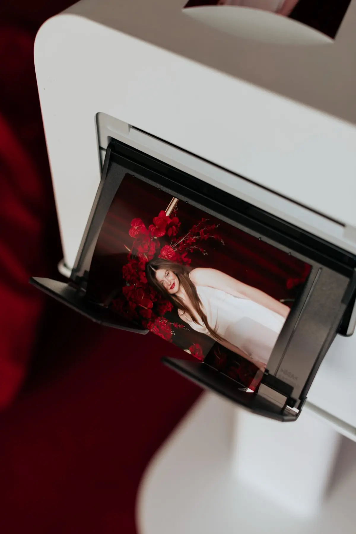 Red carpet event photo booth activation for gaming product launch